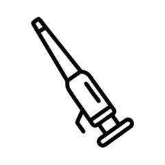 Upright Vacuum Cleaner Machine Icon For Web And Graphic Design