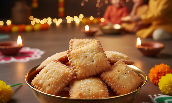 Sweet crunchy shankarpali adds joy to every Diwali faral plate