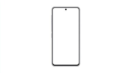 Modern smartphone illustration