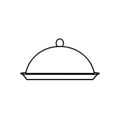 Obraz premium Illustration of a covered serving dish on transparent background