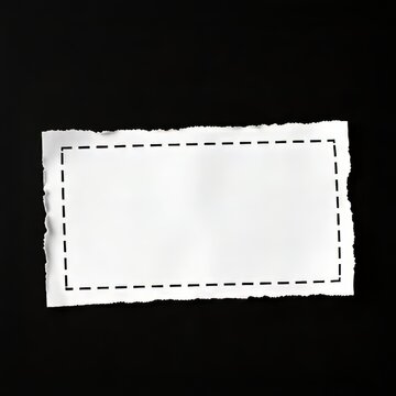 Minimal coupon square mockup