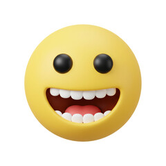 Grinning face with big eyes emoji