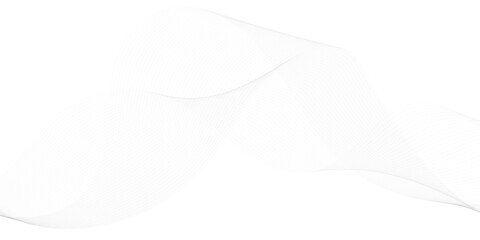 Abstract modern gray wavy line business banner background