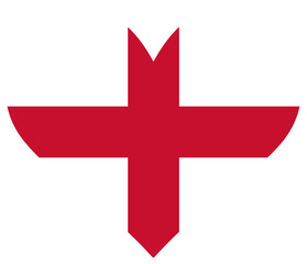 England flag heart love transparent PNG