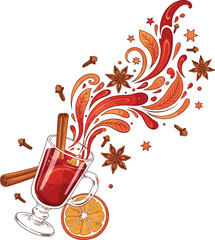 Fantasy Mulled Wine with Magical Steam