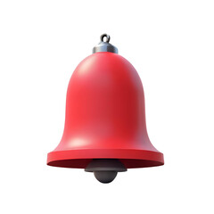 red bell isolated on white