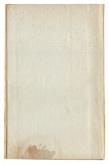 Vintage background of old ancient torn paper texture isolated