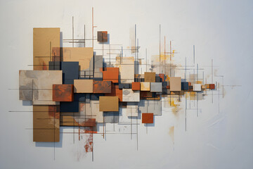 Obraz premium abstract background made from cubes