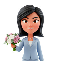 Wedding Planner 3D png on transparent background