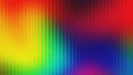 Abstract background featuring blended vertical stripes in a vibrant rainbow spectrum of colors.