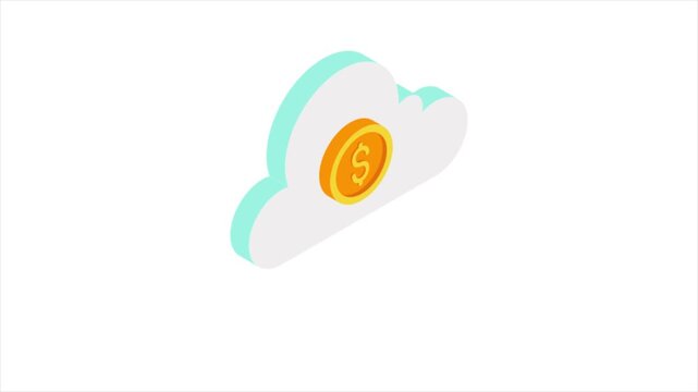 Cloud Moeny Animation MP4 File
