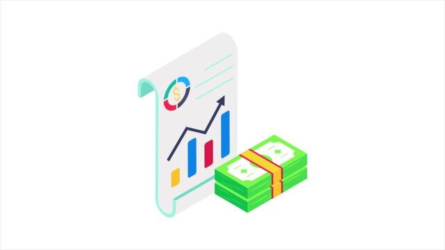 Financial Statement Animation MP4 File