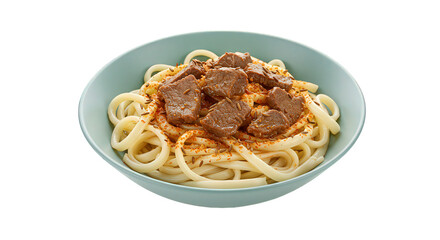 Xinjiang hand-pulled noodles with lamb and cumin