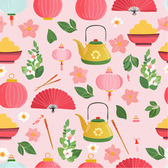 Chinese New Year Festival Pattern