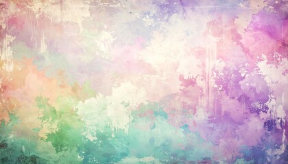 Pastel Watercolor Texture Background Abstract Art Painting.