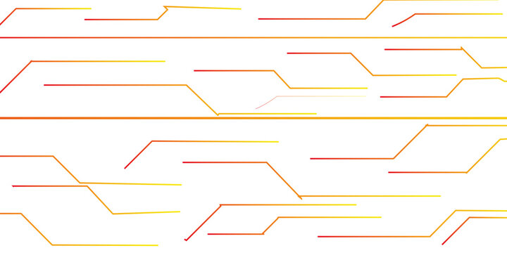 Abstract clean background featuring diagonal orange circuit-like lines. Futuristic digital network or electronic schematic, with the squares acting as connection hubs. Innovation.