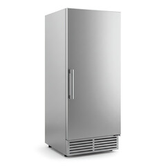 medical refrigerator on white background 