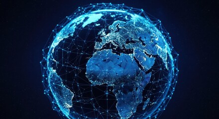 Digital Globe Network Connections Global Technology Concept