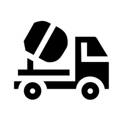 Forklift truck and trailer vehicle illustration