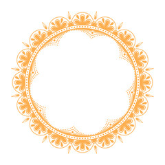 candle lotus hiduism ornament pattern vector