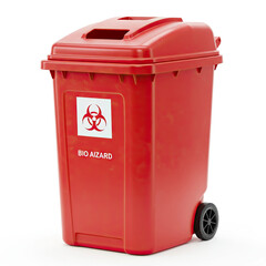 recycle bin isolated on white background