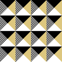 Seamless abstract geometric pattern. Vector Illustration.