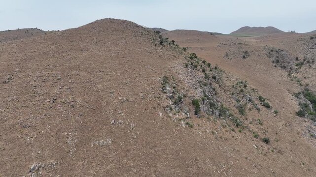 Sibebe Rock in eSwatini - Aerial View
