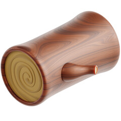 High quality illustration of Wood Log in an agricultural, symbolizing farming, sustainability, and the importance of food production.