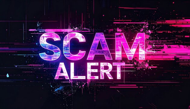 Digital warning graphic