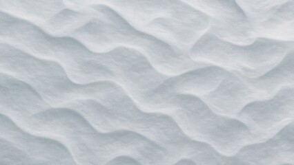 Obraz premium Abstract wavy textured snow surface.