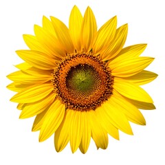 Fototapeta premium Close-up of a vibrant sunflower (1)