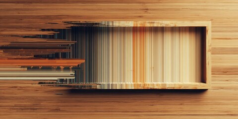 Creative Wooden Texture Display