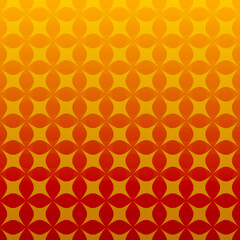 Sunset Glow Background Pattern. Yellow to red gradient with geometric symmetry, blending vibrance, motion, and abstract futuristic depth.  replete image design for fabric printing, floral pattern