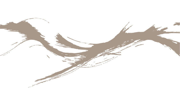 Branch of an abstract black ink tree with a hand drawn bird silhouette illustration. animal, feather, hand drawn, wings, landscape, skull, fish, sea