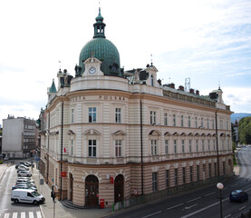 miasto, Bielsko - Biała, śląsk, Poland, architektura, zabudowa w stylu austiackim, stare miasto, miasto w górach