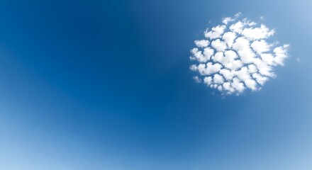 Minimalist photo for ozone layer preservation awareness