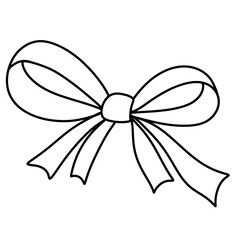 Naklejka premium Coquette Ribbon