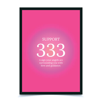 Aura gradient y2k poster 333