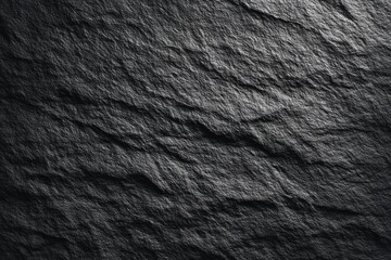 Dark textured slate stone surface with natural rough patterns and subtle highlights, perfect for backgrounds or design elements