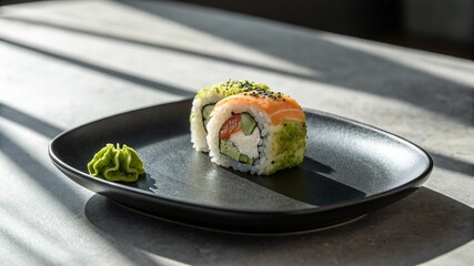 sushi and chopsticks