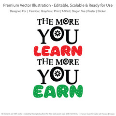 Motivational Quote Graphic Design for Apparel and Print