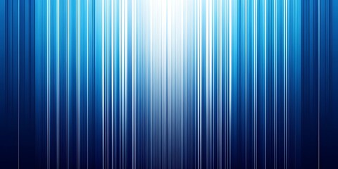 Vertical Blue And White Light Streaks Abstract Background With Bright Center bright light
