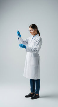 Scientist Working in a Laboratory