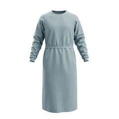surgical gown on white background