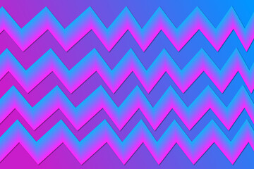 Obraz premium Seamless chevron geometric vector pattern for abstract pink textile and retro wallpaper design
