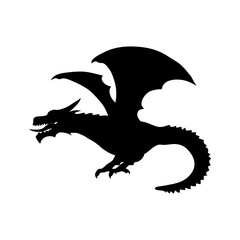 Fototapeta premium vector illustration of a dragon