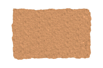 Textured piece of torn paper