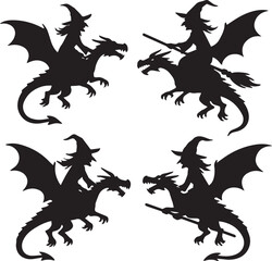 Halloween Silhouettes Icons