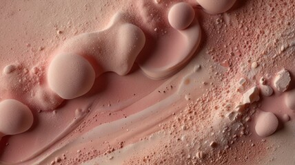 Fototapeta premium Elegant Macro Powder Texture in Muted Pink Blush Cream Wallpaper Backdrop
