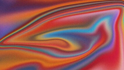 Fototapeta premium Dynamic Abstract Fluid Art With Red Blue Orange Yellow And Purple Swirls background blend